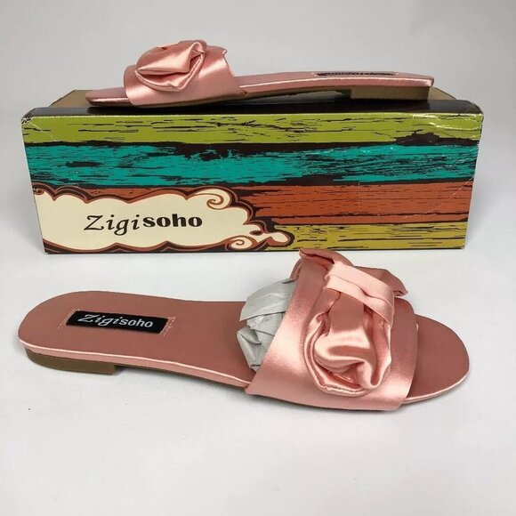ZIGIny Valiant Flat Sandals Light Pink 6M - Picture 2 of 4